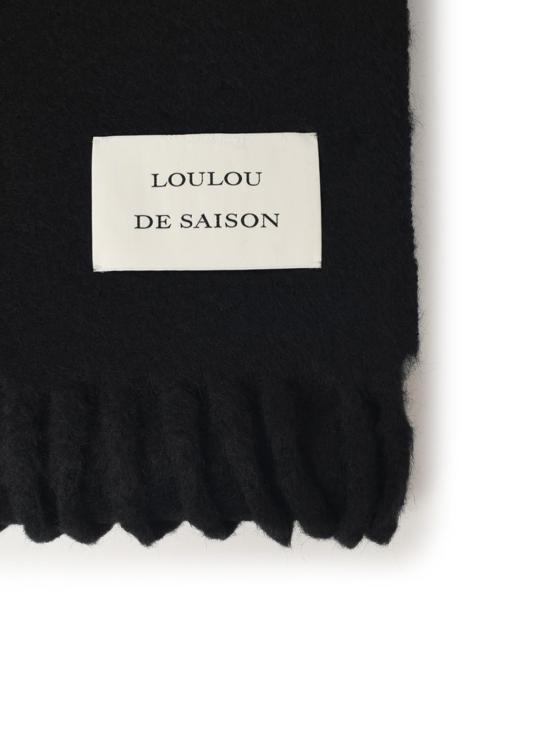 26FW 루루 드 세종 머플러/스카프 SANTO LDSBLACK - LOULOU DE SAISON