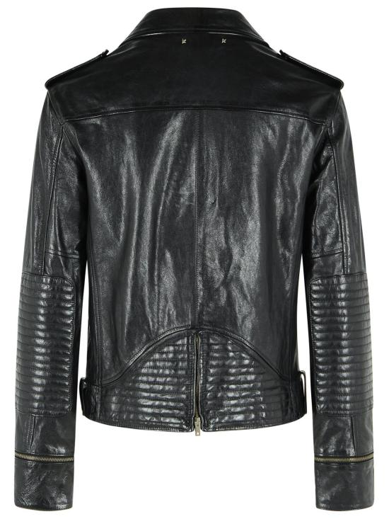 26FW 골든구스 가죽 자켓 GMP02258 P00119590100 Black - GOLDEN GOOSE