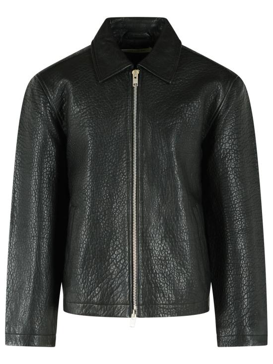 26FW 선플라워 가죽 자켓 6060999 Black