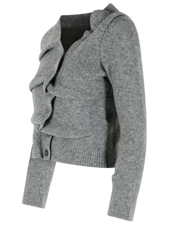26FW 디젤 M-Ava 크롭 가디건 A25395 0BFBB96X Grey - DIESEL