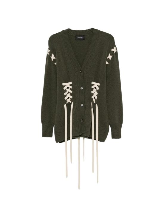 26FW 시몬로샤 가디건 LMK13 0660KHAKI ECRU