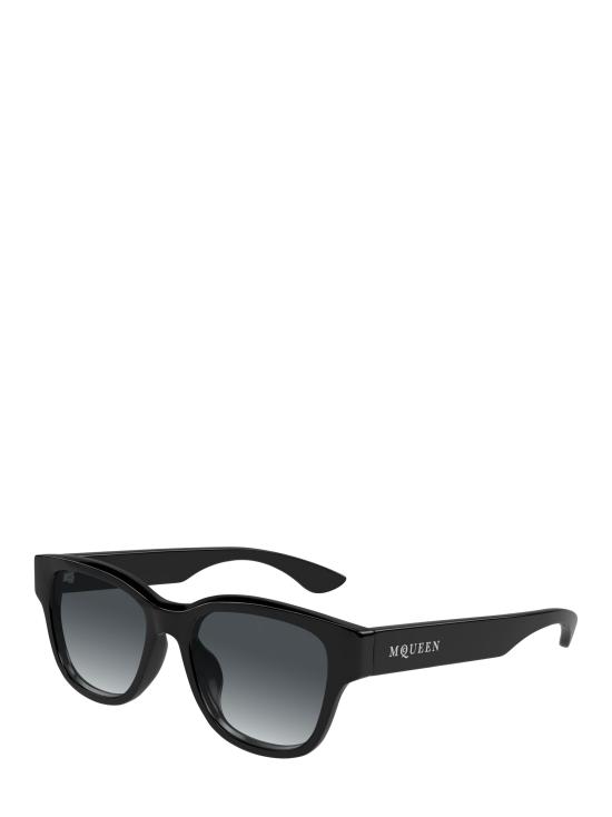 25FW 알렉산더 맥퀸 선글라스 AM0528SA 001 BLACK - ALEXANDER MCQUEEN