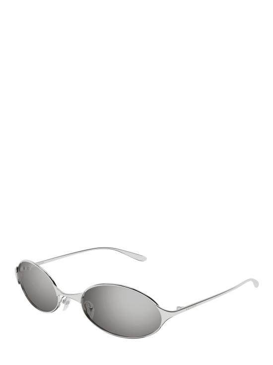 25FW 알렉산더 맥퀸 선글라스 AM0589S 003 SILVER - ALEXANDER MCQUEEN