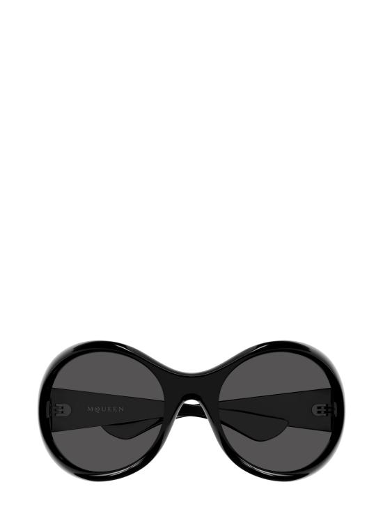 25FW 알렉산더 맥퀸 선글라스 AM0592S 001 BLACK