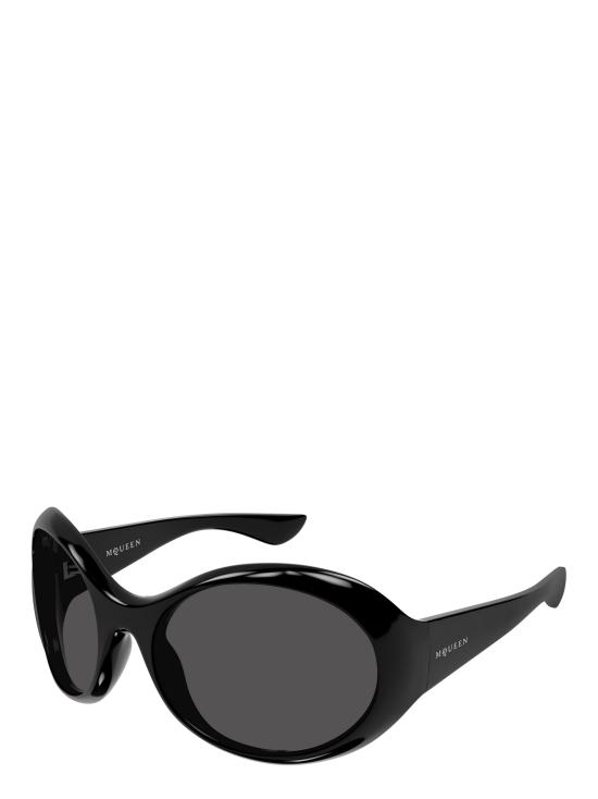 25FW 알렉산더 맥퀸 선글라스 AM0592S 001 BLACK - ALEXANDER MCQUEEN