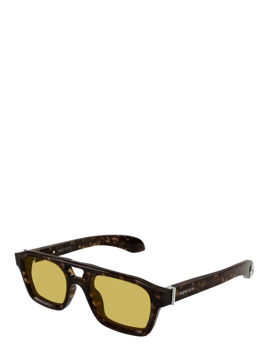 25FW 알렉산더 맥퀸 선글라스 AM0505S 002 HAVANA - ALEXANDER MCQUEEN