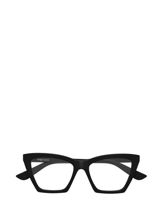 25FW 알렉산더 맥퀸 안경 AM0536O 001 BLACK