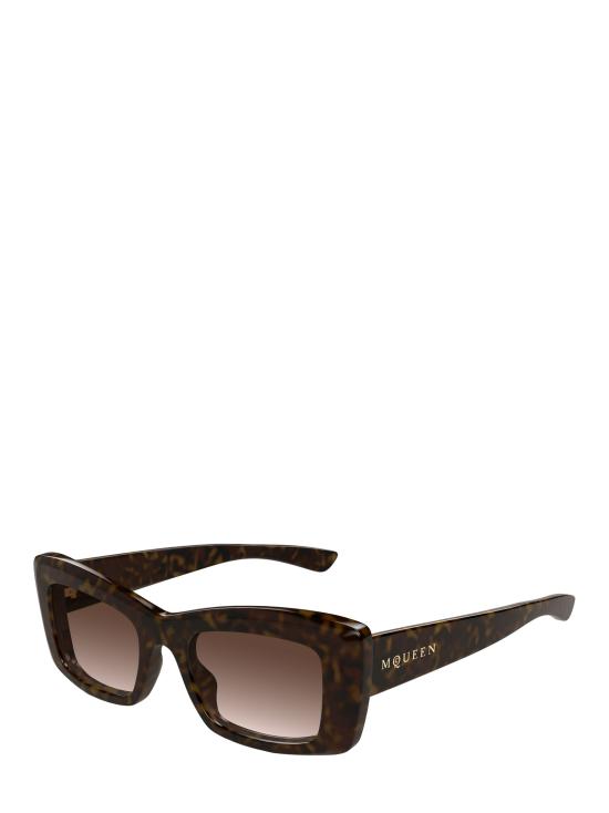 25FW 알렉산더 맥퀸 선글라스 AM0526S 002 HAVANA - ALEXANDER MCQUEEN