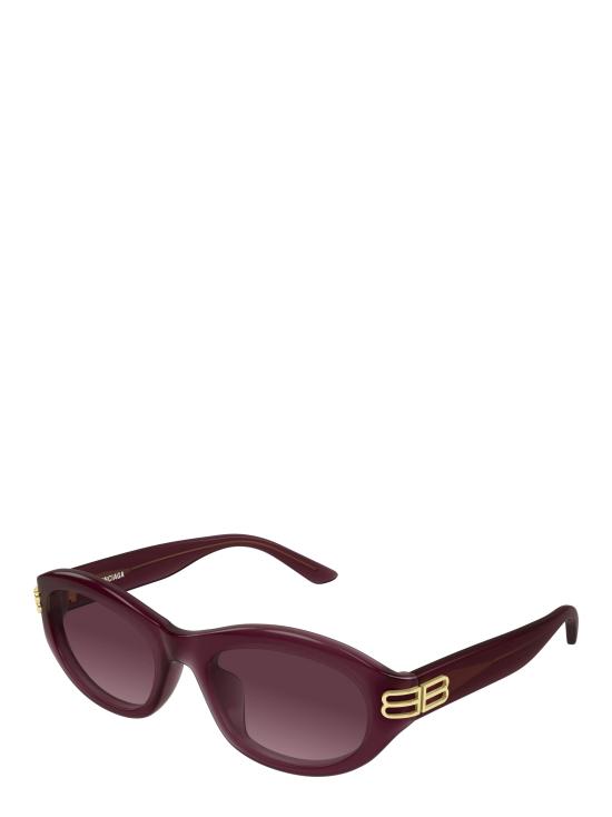 25FW 발렌시아가 선글라스 BB0434SK 007 BURGUNDY - BALENCIAGA