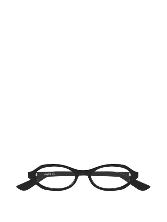 25FW 알렉산더 맥퀸 안경 AM0559O 001 BLACK
