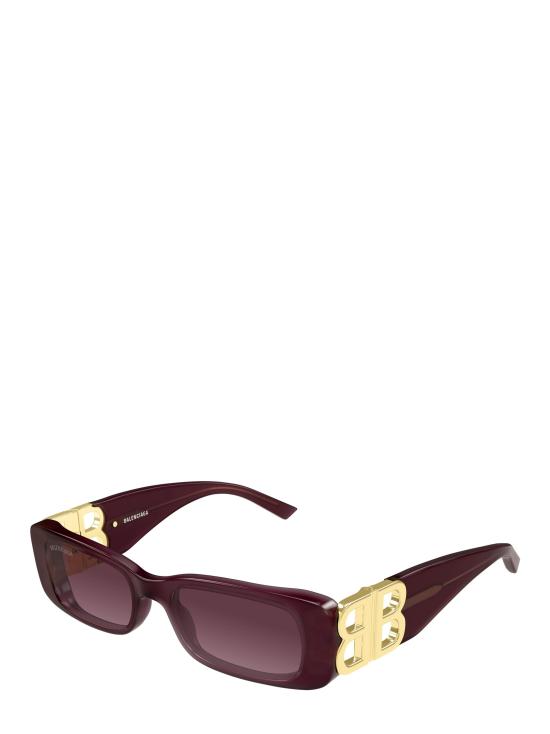25FW 발렌시아가 선글라스 BB0096S 028 BURGUNDY - BALENCIAGA