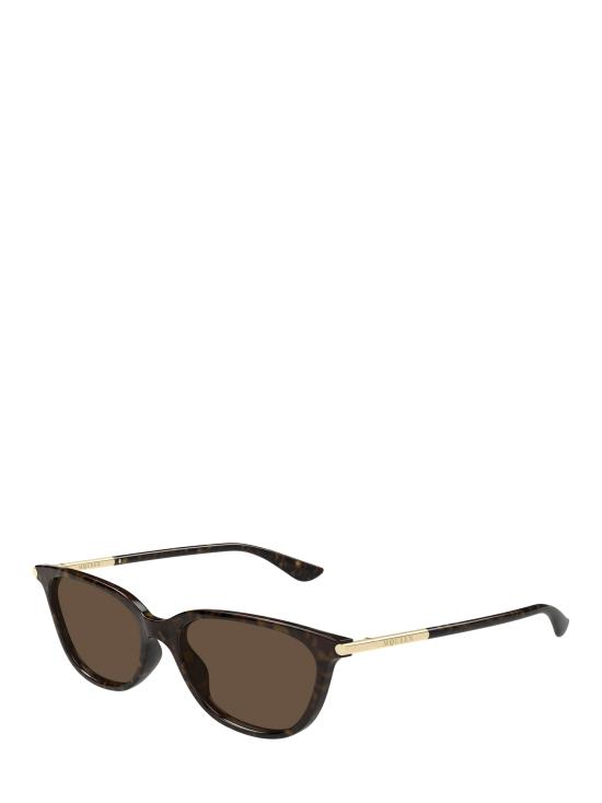 25FW 알렉산더 맥퀸 선글라스 AM0553S 002 HAVANA - ALEXANDER MCQUEEN