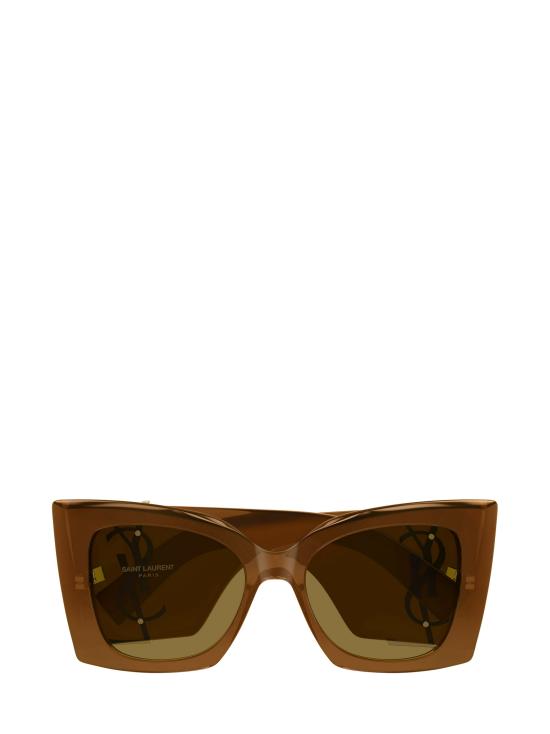 25FW 생로랑 선글라스 SL M119 BLAZE CRYSTAL 002 BROWN