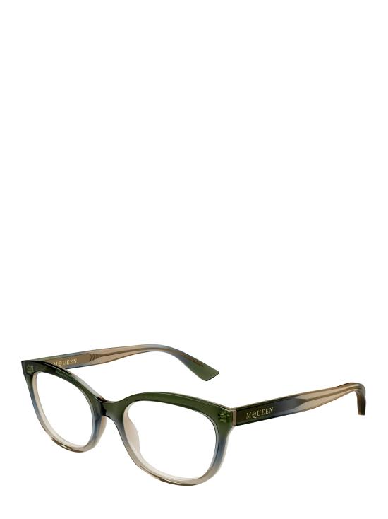 25FW 알렉산더 맥퀸 안경 AM0569O 006 GREEN - ALEXANDER MCQUEEN