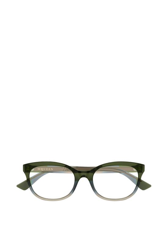 25FW 알렉산더 맥퀸 안경 AM0569O 006 GREEN