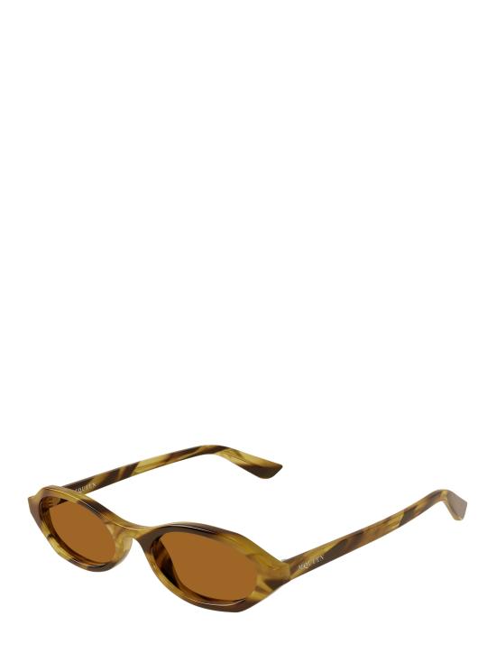 25FW 알렉산더 맥퀸 선글라스 AM0559S 003 HAVANA - ALEXANDER MCQUEEN