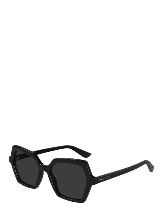 25FW 알렉산더 맥퀸 선글라스 AM0537S 001 BLACK - ALEXANDER MCQUEEN