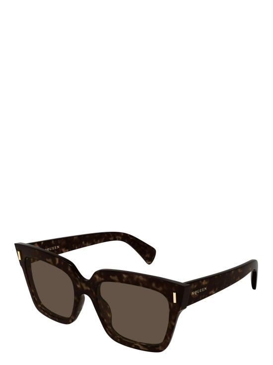25FW 알렉산더 맥퀸 선글라스 AM0583S 002 HAVANA - ALEXANDER MCQUEEN
