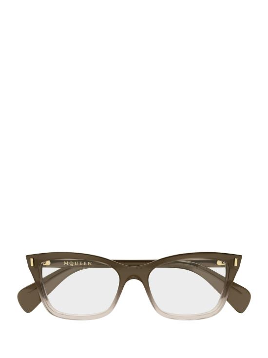 25FW 알렉산더 맥퀸 안경 AM0584O 008 BROWN