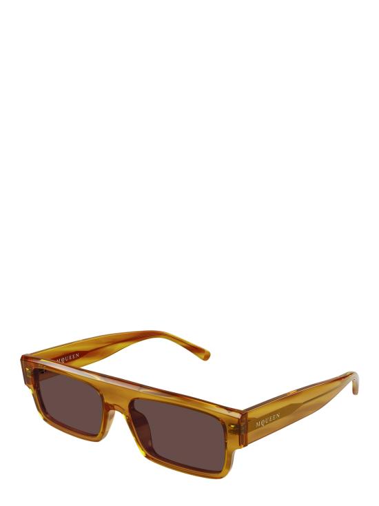 25FW 알렉산더 맥퀸 선글라스 AM0580S 003 HAVANA - ALEXANDER MCQUEEN