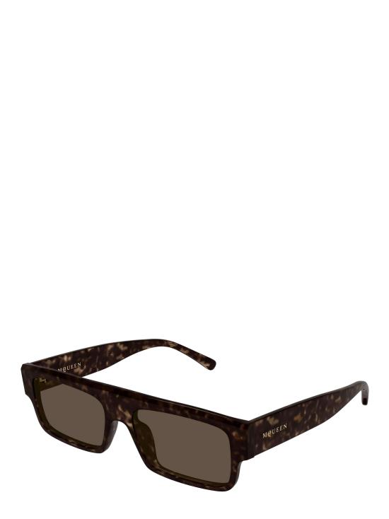 25FW 알렉산더 맥퀸 선글라스 AM0580S 002 HAVANA - ALEXANDER MCQUEEN