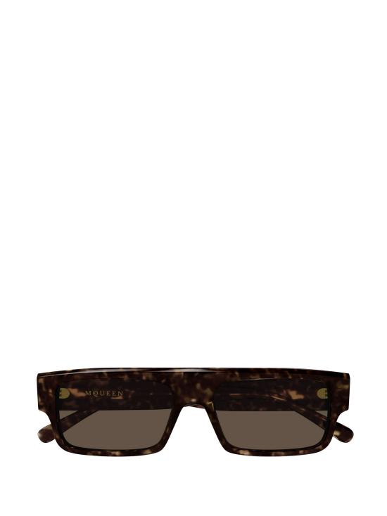25FW 알렉산더 맥퀸 선글라스 AM0580S 002 HAVANA
