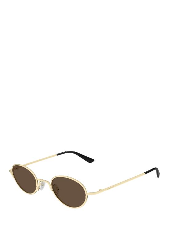 25FW 알렉산더 맥퀸 선글라스 AM0562S 002 GOLD - ALEXANDER MCQUEEN