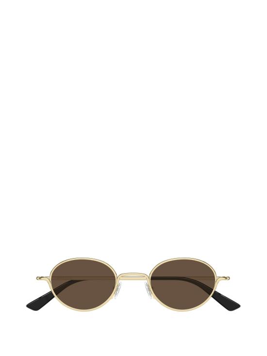 25FW 알렉산더 맥퀸 선글라스 AM0562S 002 GOLD