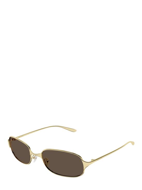 25FW 알렉산더 맥퀸 선글라스 AM0588S 002 GOLD - ALEXANDER MCQUEEN