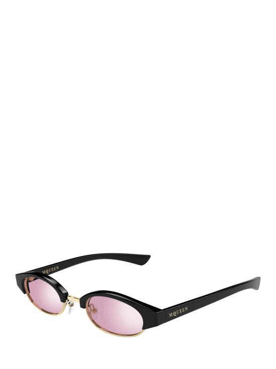 25FW 알렉산더 맥퀸 선글라스 AM0534S 005 BLACK - ALEXANDER MCQUEEN
