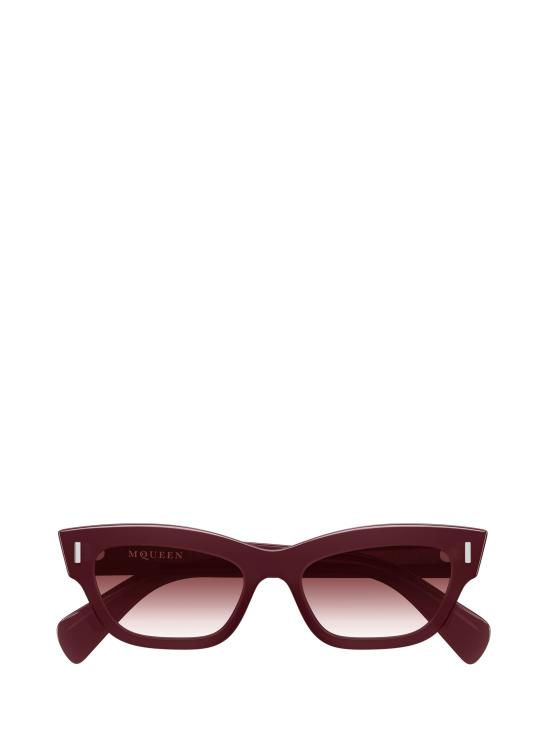 25FW 알렉산더 맥퀸 선글라스 AM0548S 003 BURGUNDY