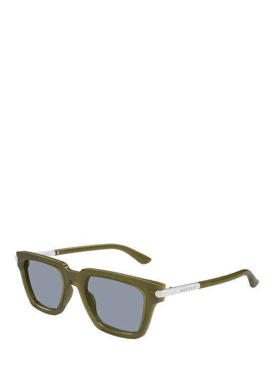 25FW 알렉산더 맥퀸 선글라스 AM0519S 004 GREEN - ALEXANDER MCQUEEN