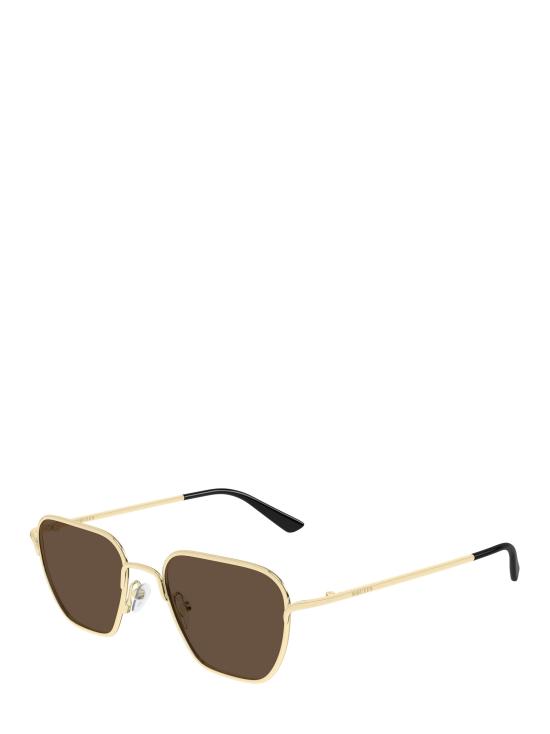 25FW 알렉산더 맥퀸 선글라스 AM0561S 002 GOLD - ALEXANDER MCQUEEN