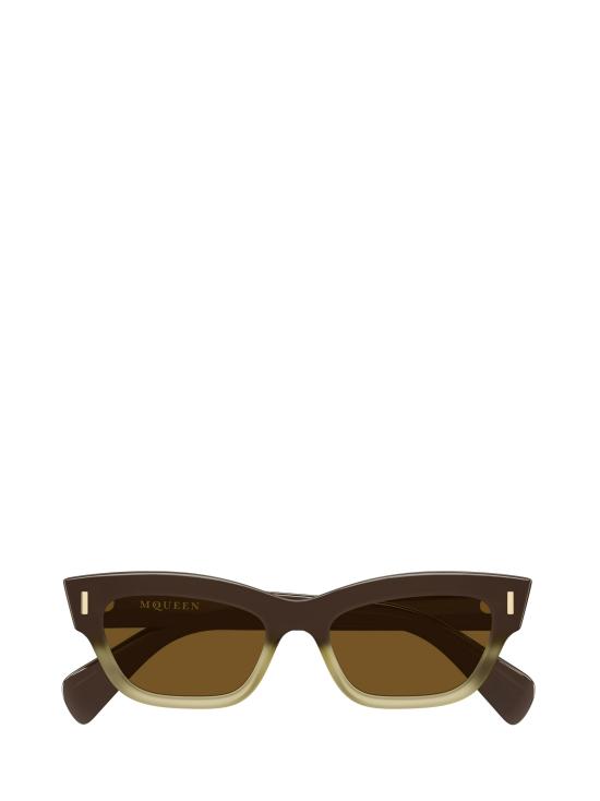 25FW 알렉산더 맥퀸 선글라스 AM0548S 004 BROWN