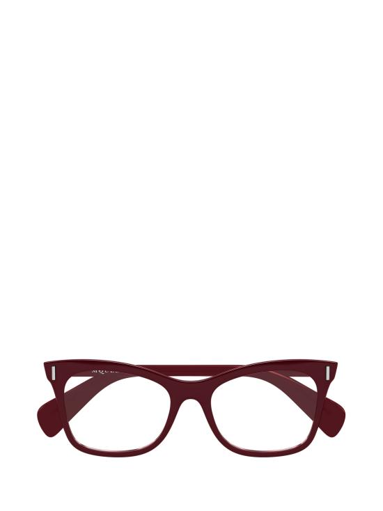 25FW 알렉산더 맥퀸 안경 AM0552O 003 BURGUNDY