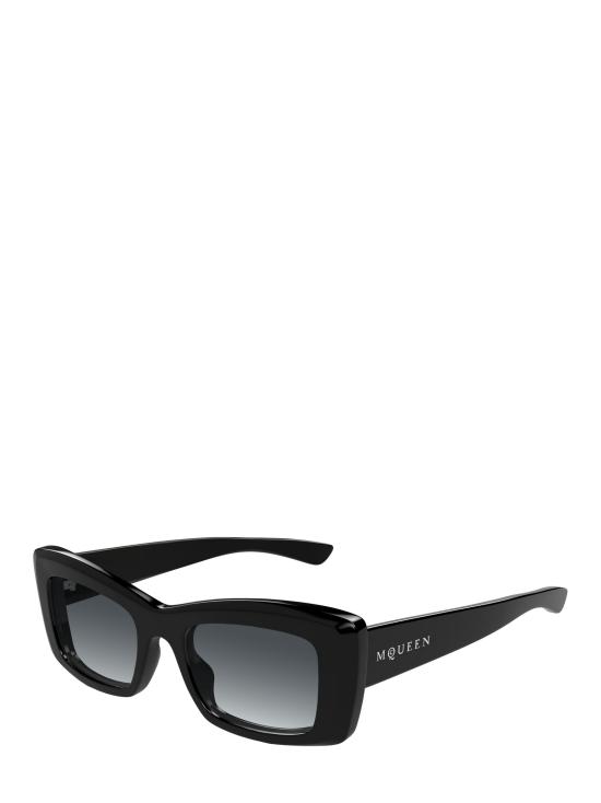 25FW 알렉산더 맥퀸 선글라스 AM0526S 001 BLACK - ALEXANDER MCQUEEN