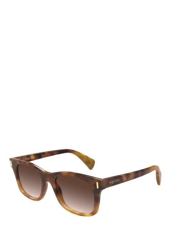 25FW 알렉산더 맥퀸 선글라스 AM0551S 002 HAVANA - ALEXANDER MCQUEEN