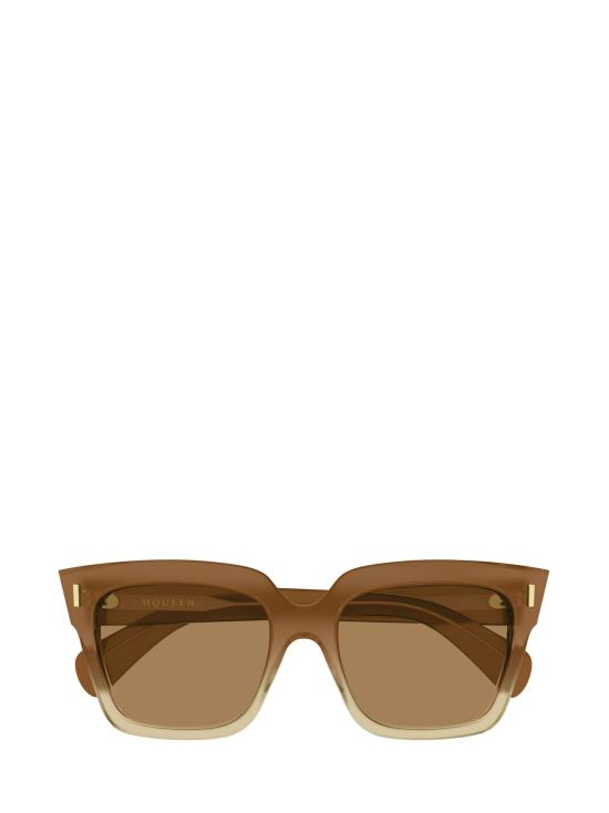 25FW 알렉산더 맥퀸 선글라스 AM0583S 004 BROWN