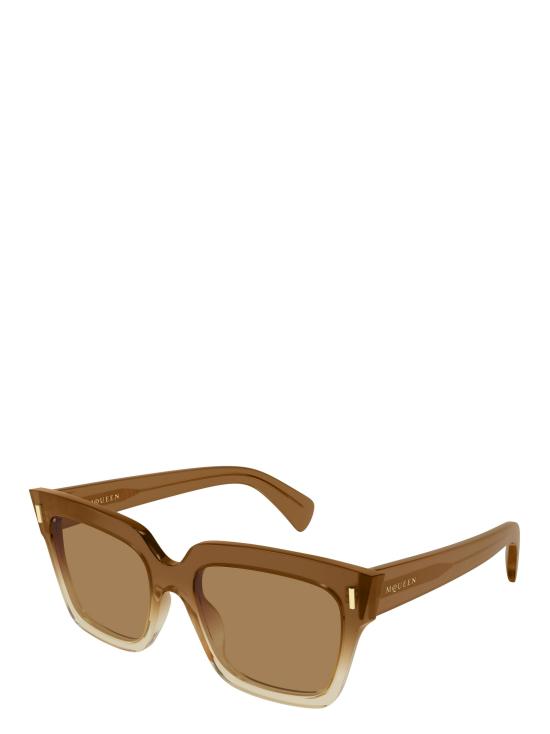 25FW 알렉산더 맥퀸 선글라스 AM0583S 004 BROWN - ALEXANDER MCQUEEN