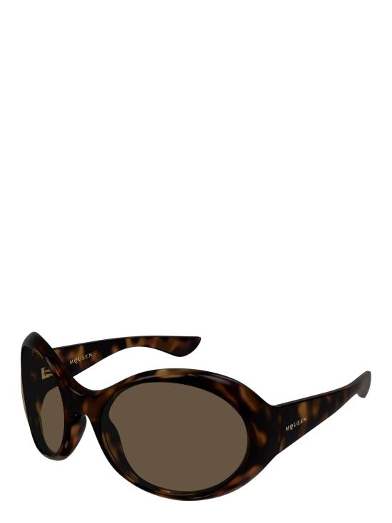 25FW 알렉산더 맥퀸 선글라스 AM0592S 002 HAVANA - ALEXANDER MCQUEEN
