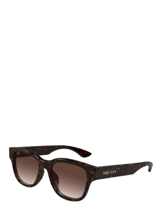 25FW 알렉산더 맥퀸 선글라스 AM0528SA 002 HAVANA - ALEXANDER MCQUEEN