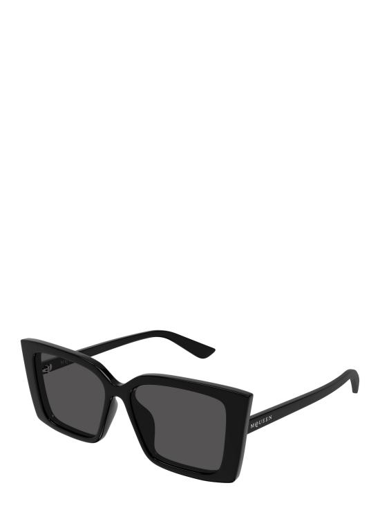 25FW 알렉산더 맥퀸 선글라스 AM0578S 001 BLACK - ALEXANDER MCQUEEN