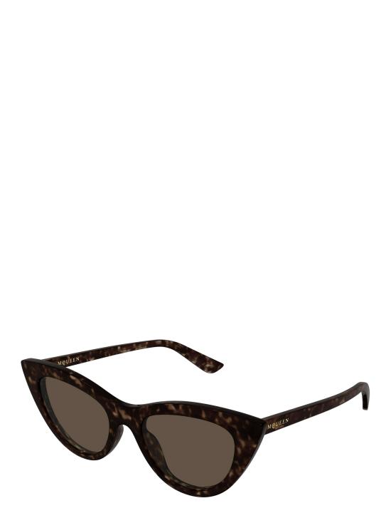 25FW 알렉산더 맥퀸 선글라스 AM0577S 002 HAVANA - ALEXANDER MCQUEEN