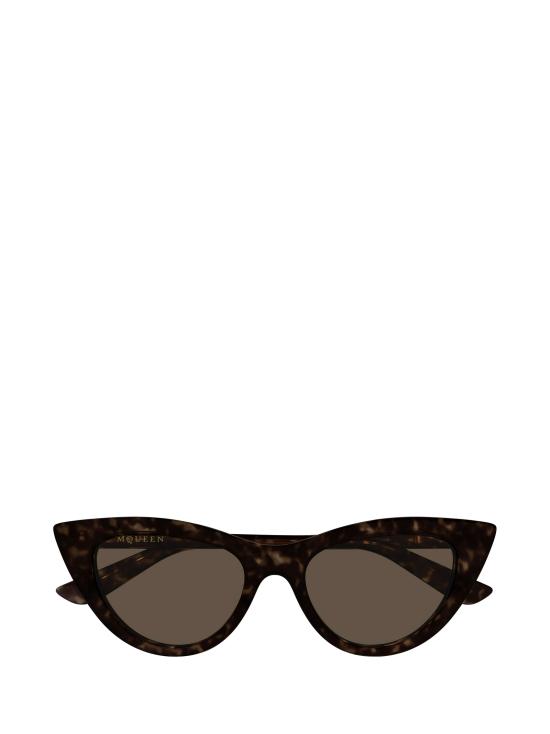 25FW 알렉산더 맥퀸 선글라스 AM0577S 002 HAVANA