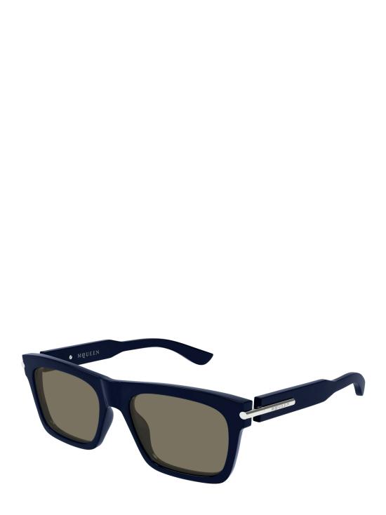25FW 알렉산더 맥퀸 선글라스 AM0495S 004 BLUE - ALEXANDER MCQUEEN