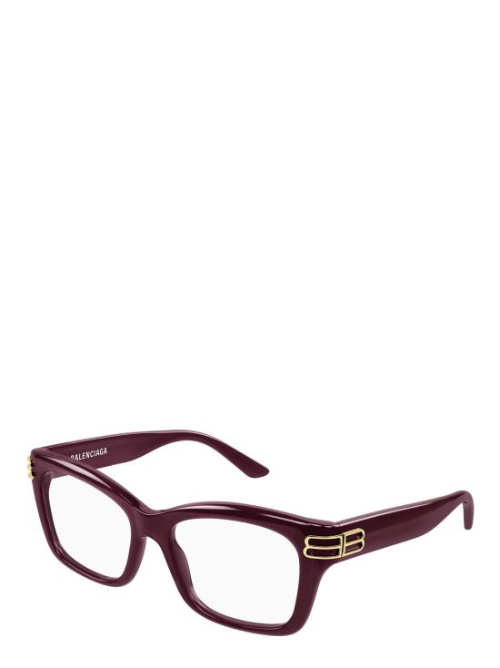 25FW 발렌시아가 안경 BB0472O 004 BURGUNDY - BALENCIAGA