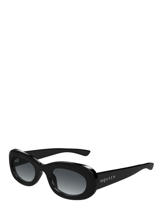 25FW 알렉산더 맥퀸 선글라스 AM0527S 001 BLACK - ALEXANDER MCQUEEN