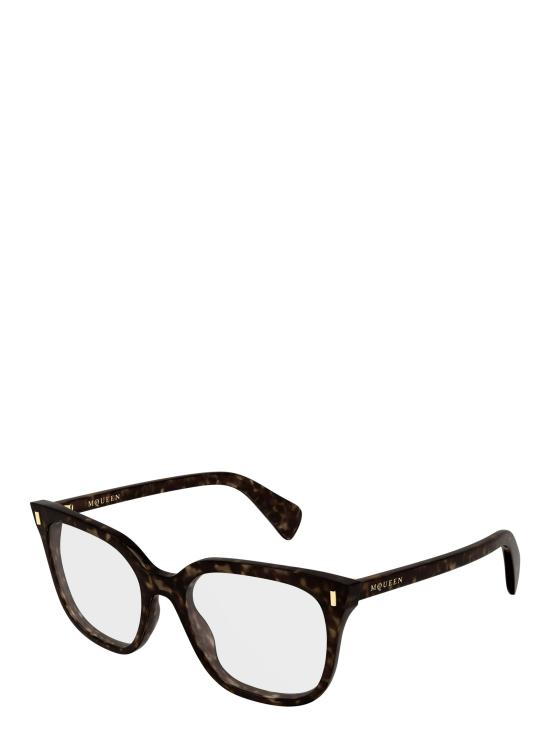 25FW 알렉산더 맥퀸 안경 AM0585O 002 HAVANA - ALEXANDER MCQUEEN