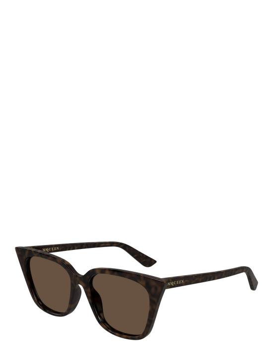 25FW 알렉산더 맥퀸 선글라스 AM0556S 002 HAVANA - ALEXANDER MCQUEEN