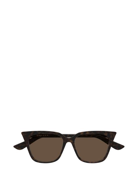 25FW 알렉산더 맥퀸 선글라스 AM0556S 002 HAVANA